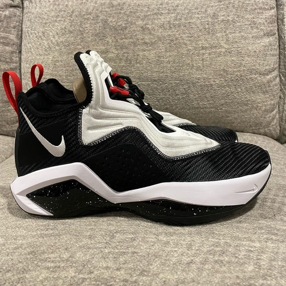 all red lebron shoes